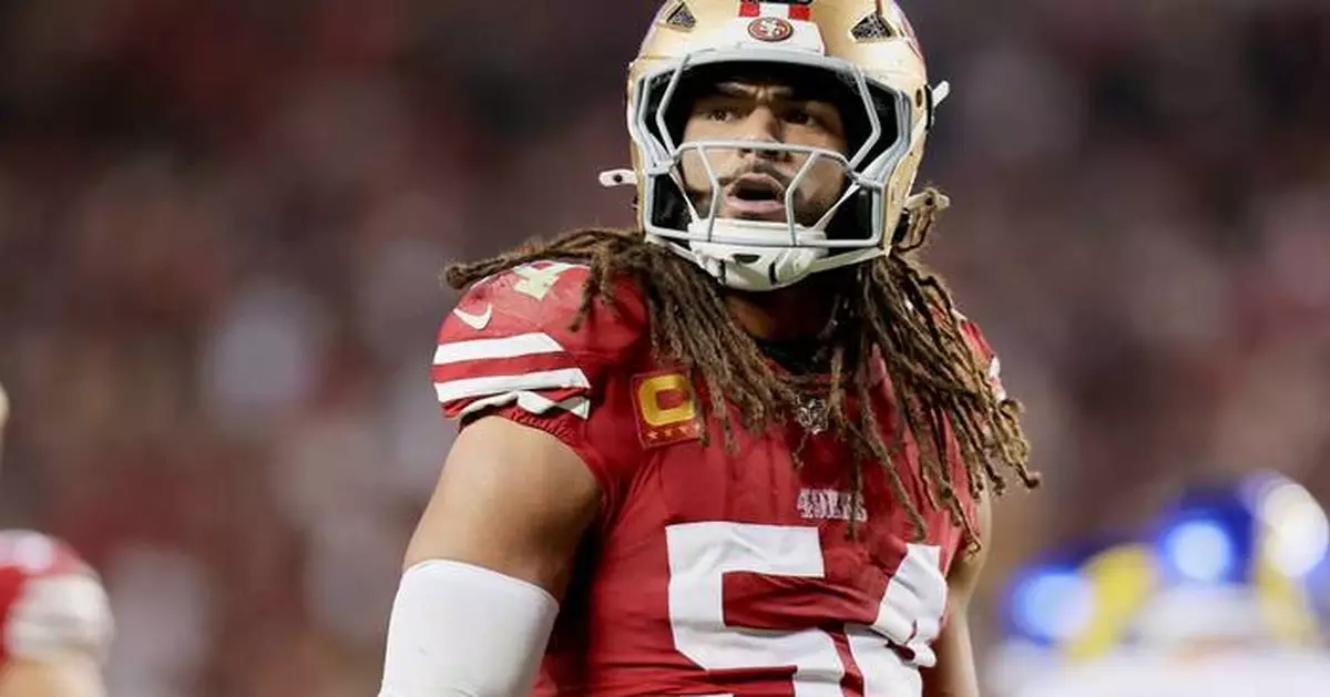 Fred Warner is voted the top off-ball linebacker in the NFL by AP writers