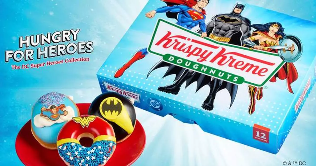 Up … Up … and A-Glaze! KRISPY KREME® Soars with All-New Superman, Batman and Wonder Woman Doughnuts