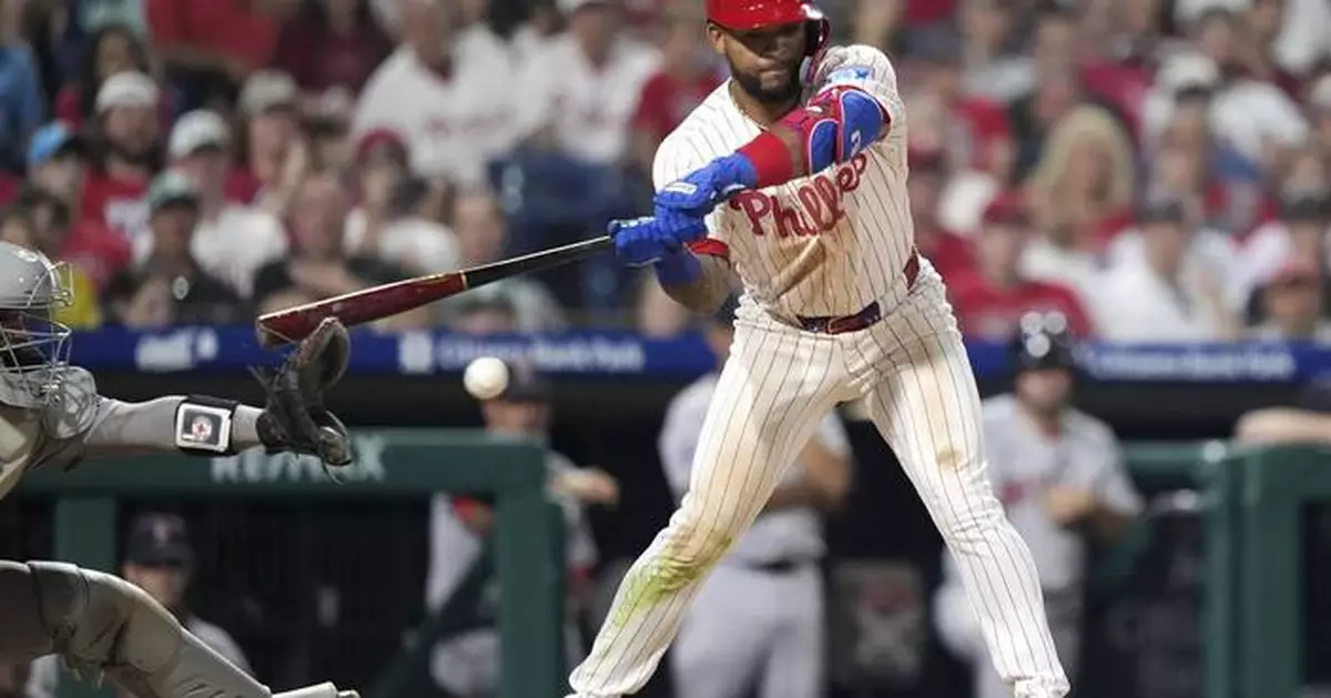 Phillies get 3-2, walk-off win over Boston on catcher’s interference call with bases loaded in 10th