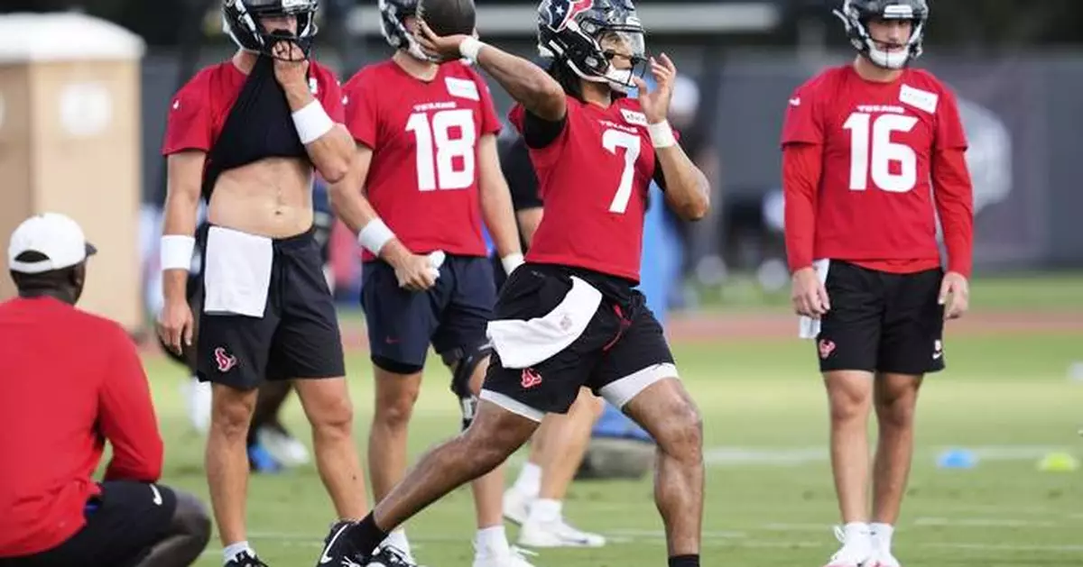 Texans open camp with new offensive coordinator, revamped receiver group