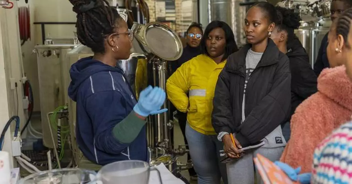 A beer pioneer, South Africa's first Black female brewery owner trains a new generation