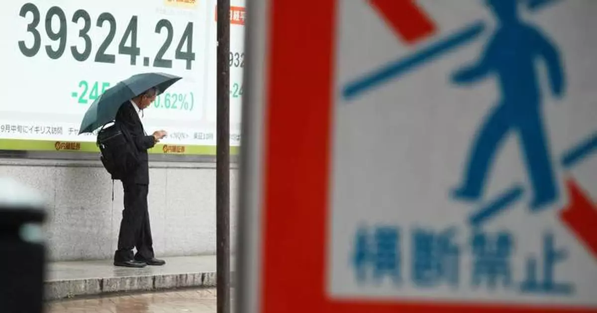 Wall Street holds near its record amid doubts about Trump's tariffs