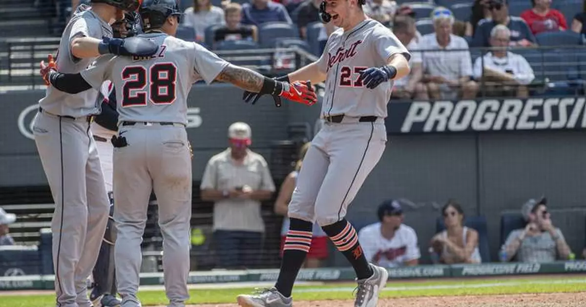 Tigers get 10th-inning homers from Sweeney and Greene and extend Guardians' skid to 10 with 7-2 win