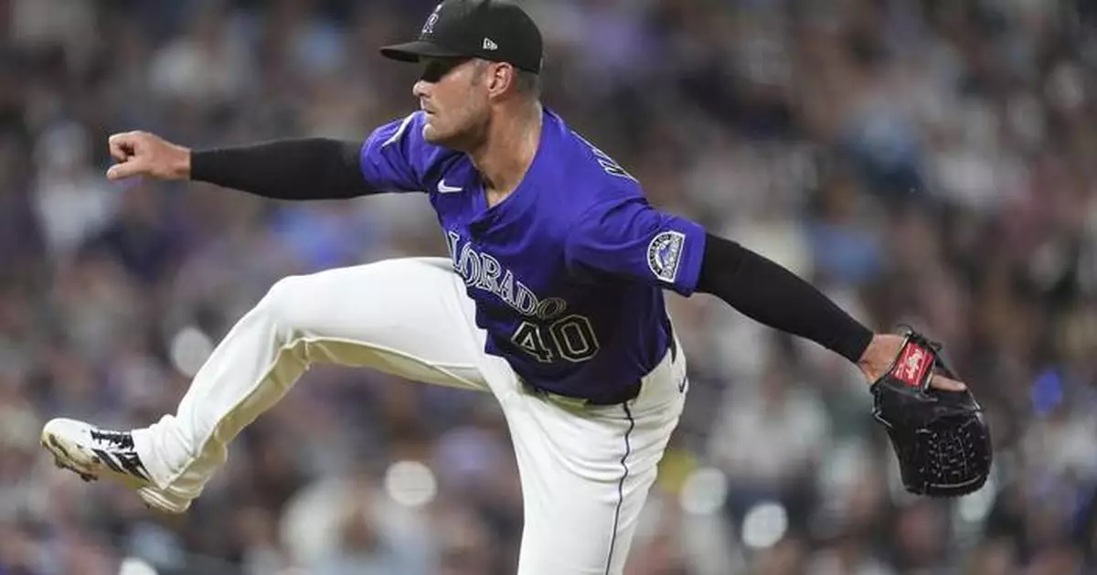 Braves acquire reliever Tyler Kinley from Rockies for minor league pitcher Austin Smith