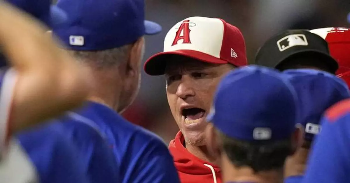 Emotions run high, as 4 Angels batters are hit by pitches in 8-5 win over Rangers