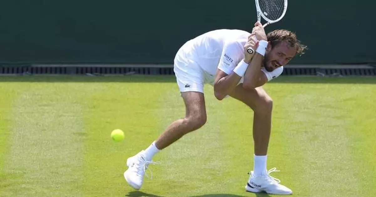 Medvedev loses at Wimbledon in another first-round Grand Slam exit