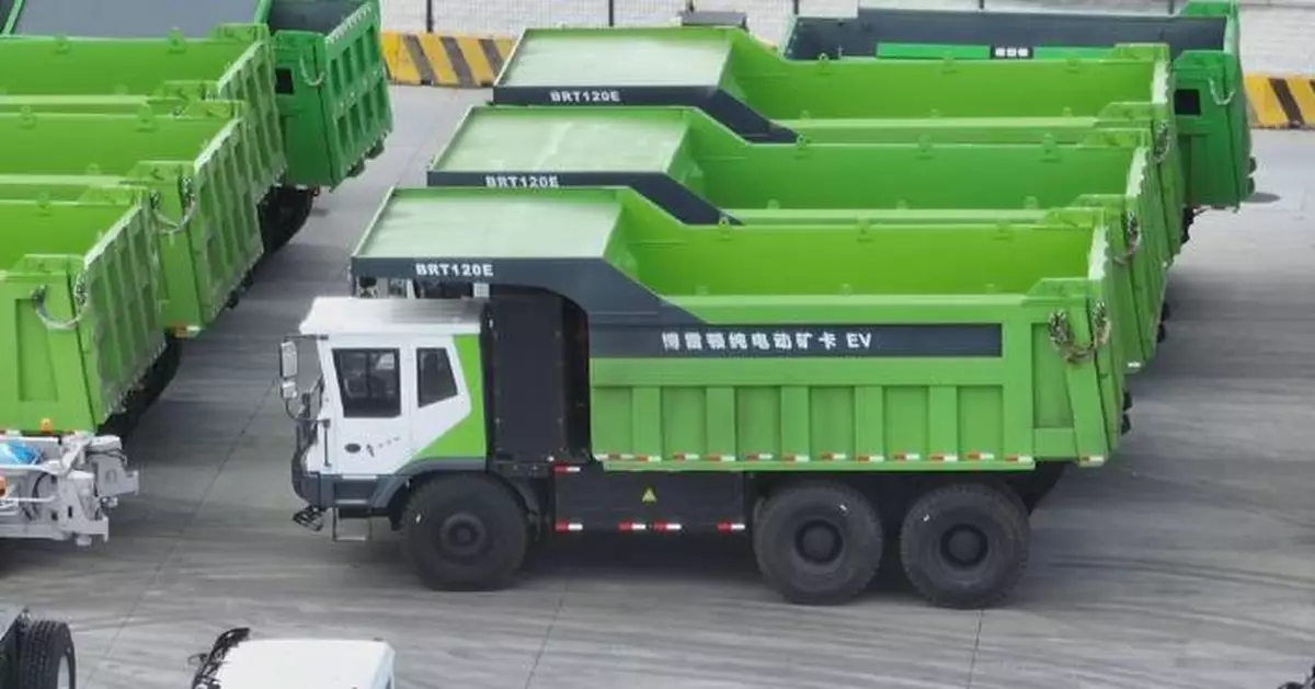 China to ship 31 pure electric mining trucks to Africa