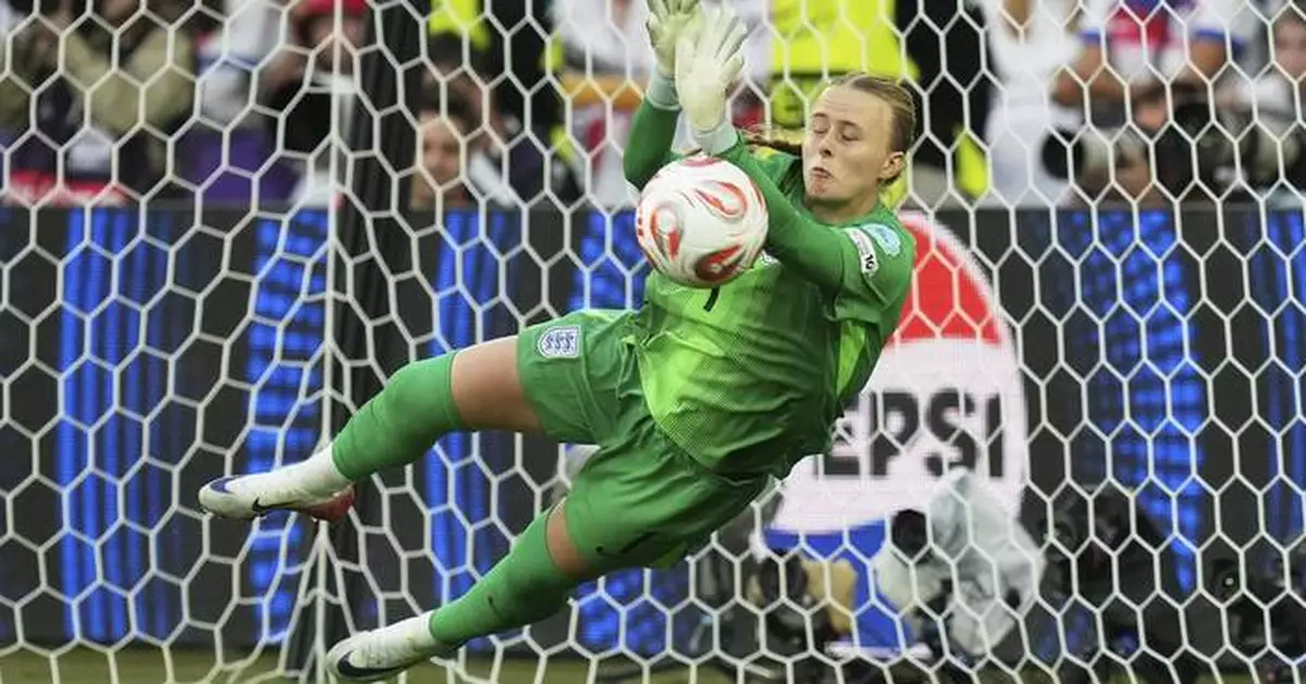 Euro 2025: England goalie Hampton's fairy-tale journey from eye surgeries to penalty shootout star