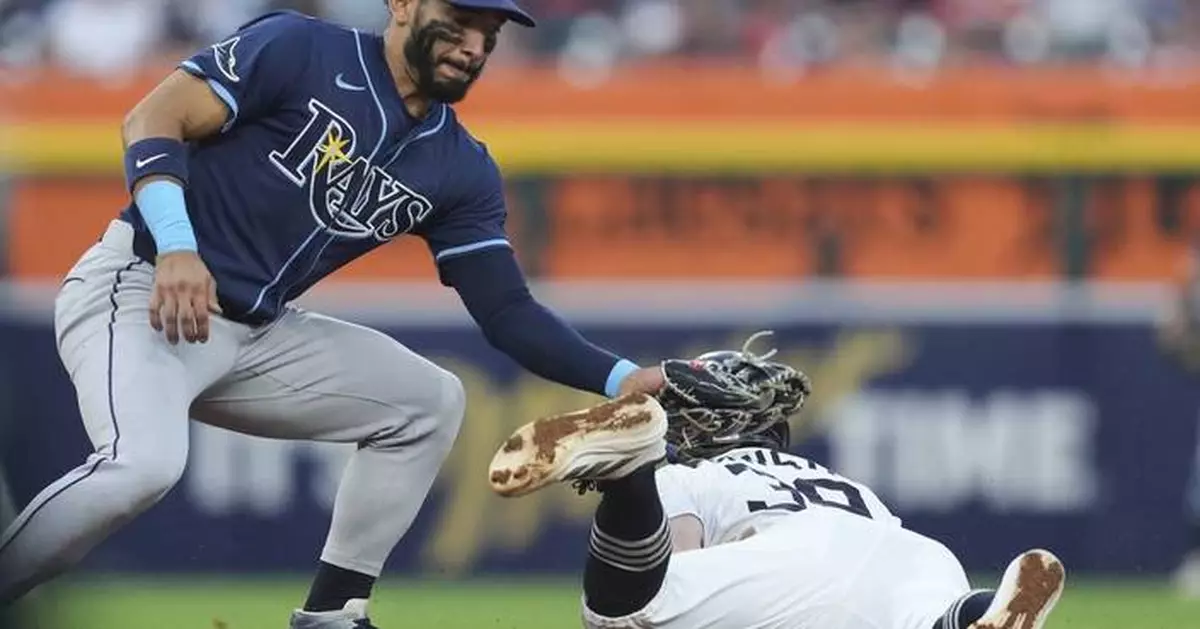 Keith homers, drives in 3 runs as Tigers win fifth straight over Rays