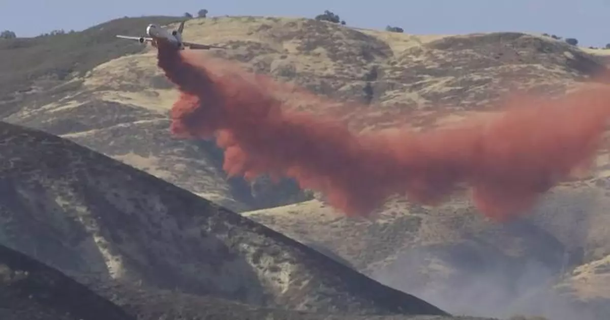 California's largest blaze this year explodes in size as hot weather raises wildfire risk statewide