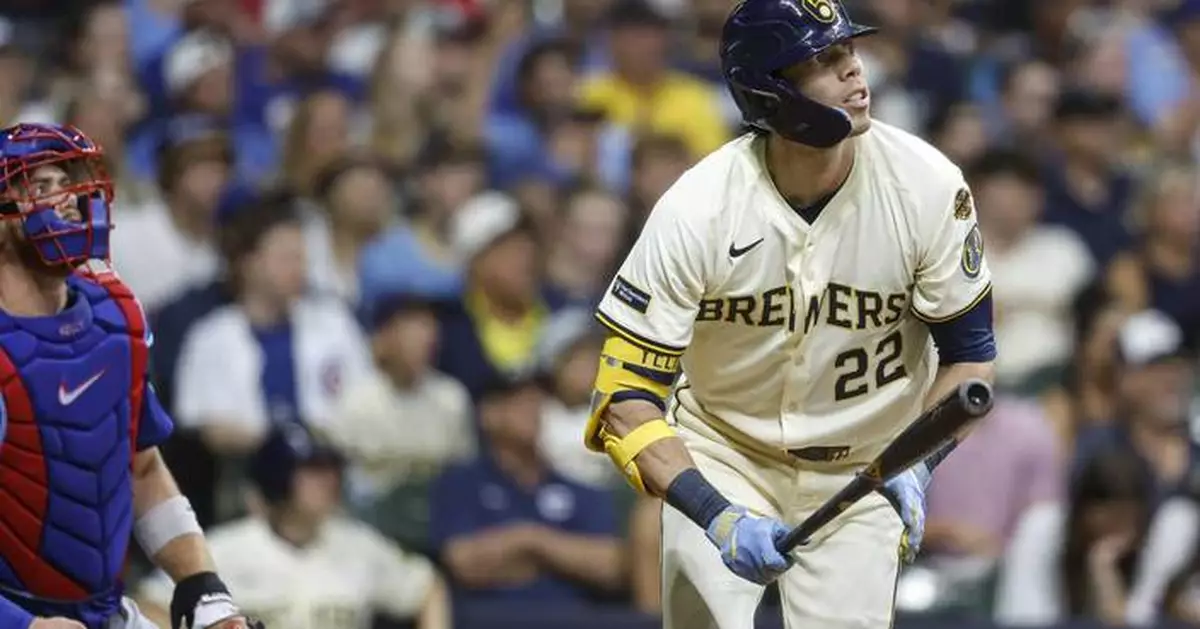 Brewers hit 3 HRs in 8-4 win over Cubs,  take top spot in NL Central