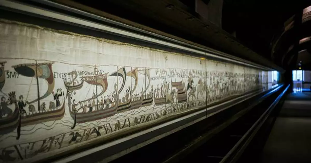 The Bayeux Tapestry will be displayed in the UK for the first time in nearly 1,000 years