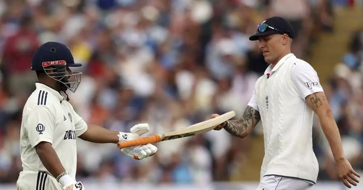 With bat-tossing and flamboyant sixes, Rishabh Pant thrills during England-India cricket test