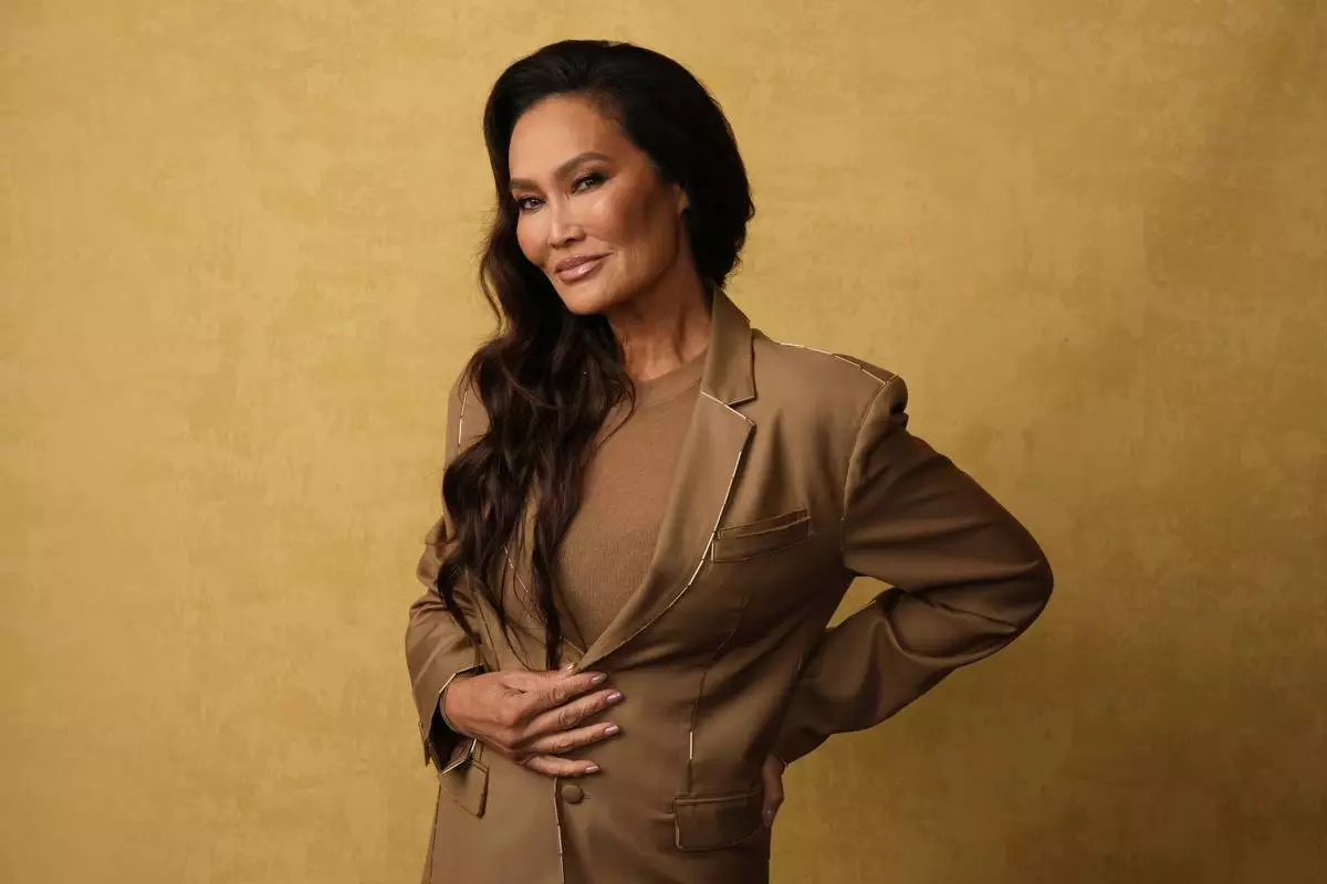 Tia Carrere poses for a portrait to promote "Lilo &amp; Stitch" during Comic-Con International on Friday, July 25, 2025, in San Diego. (AP Photo/Chris Pizzello)