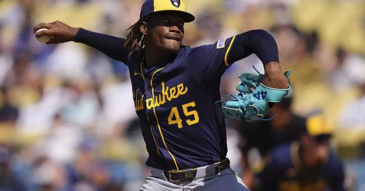 Brewers edge Dodgers for 10th straight win, completing season sweep