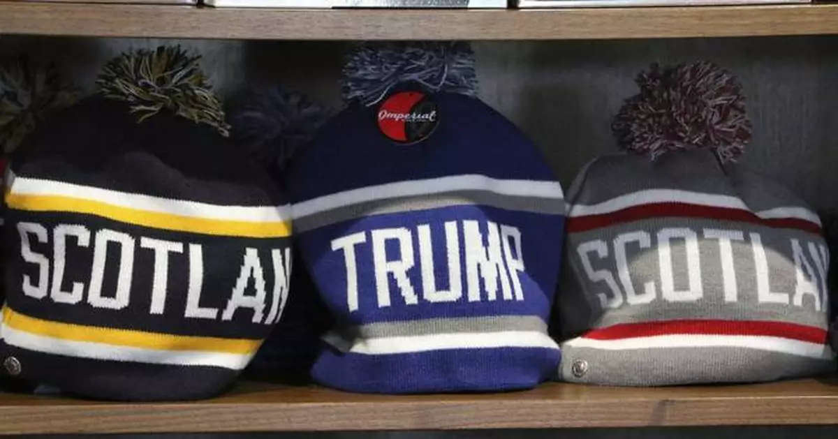 Trump's trip to Scotland as his new golf course opens blurs politics and the family's business