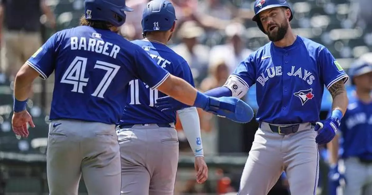 Nathan Lukes' 3-run homer helps the Blue Jays avoid a sweep with a win over the Orioles