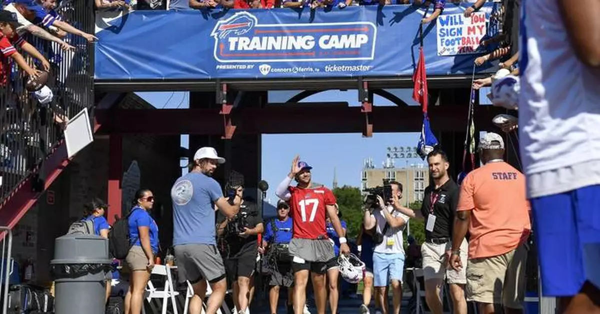 Josh Allen, Bills welcome being under the 'Hard Knocks' spotlight in opening training camp