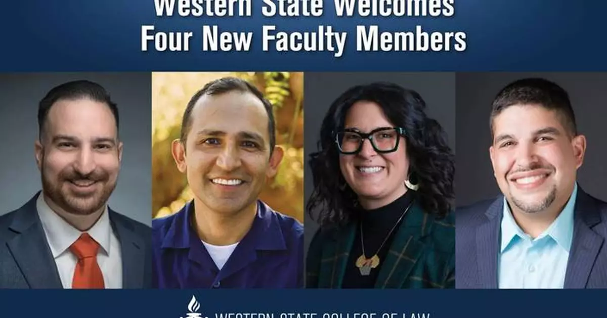 Western State College of Law Welcomes Four New Faculty Members for Fall 2025