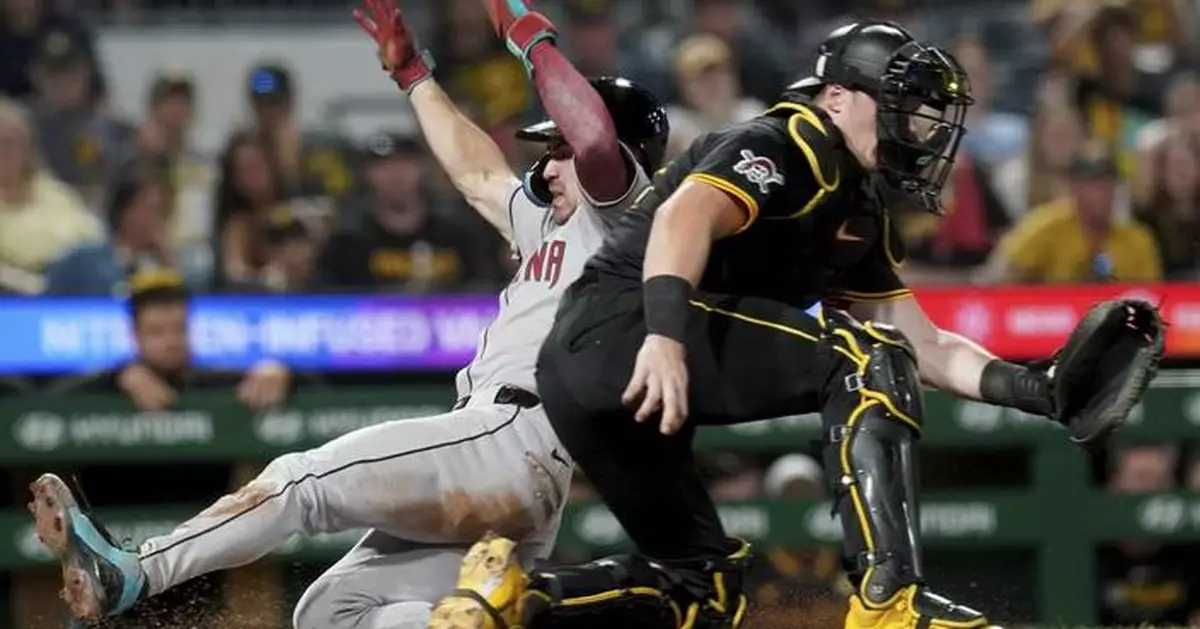 Nelson, 2 relievers combine for 11-inning 1-hitter in Diamondbacks' 1-0 victory over Pirates