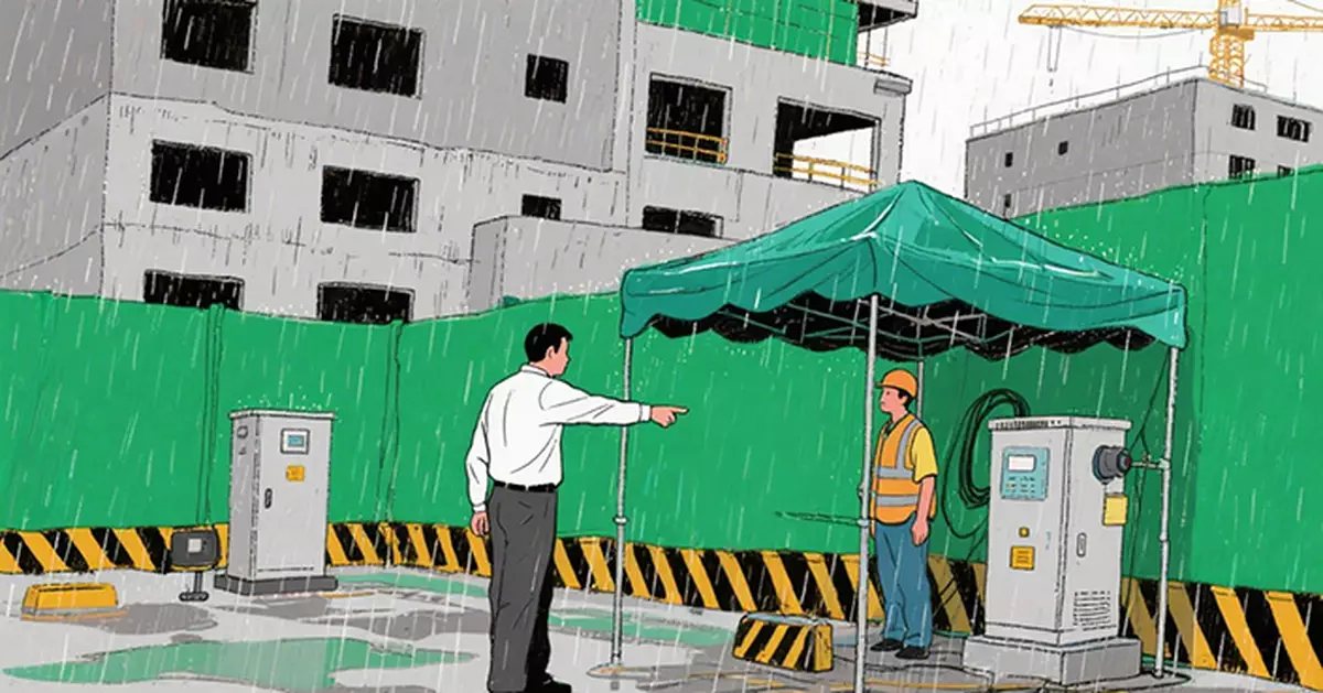 Labour Department Urges Safety Measures for Electrical Work Amid Rainstorm Warning in Hong Kong