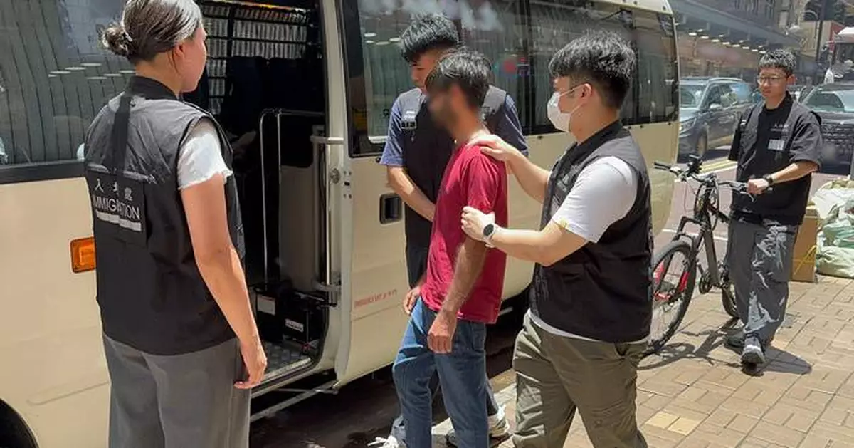 Immigration Department Arrests Six in Anti-Illegal Worker Operations Across Hong Kong