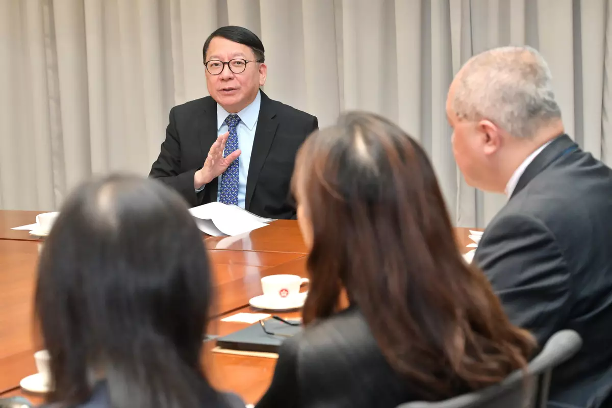 CS chairs meeting of steering committee on handling extreme weather Source: HKSAR Government Press Releases