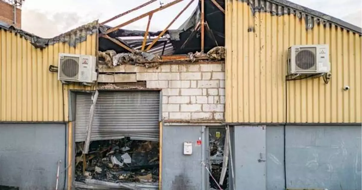 UK court convicts 3 men over arson attack authorities say was organized by Russian intelligence