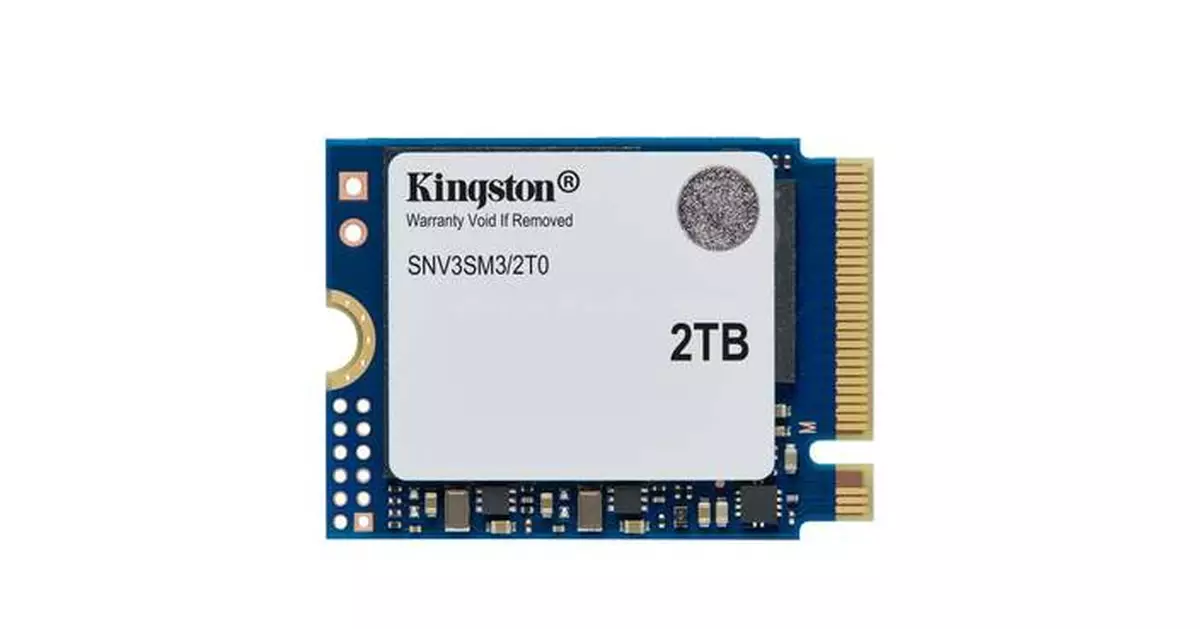 Kingston Adds New Form Factor to NV3 PCIe 4.0 NVMe SSD