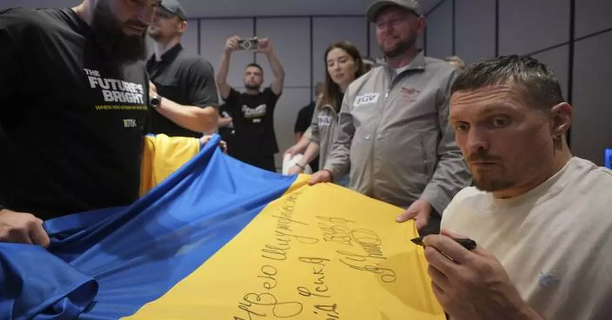 War veterans go from Ukraine front lines to Wembley ringside for Usyk's win over Dubois