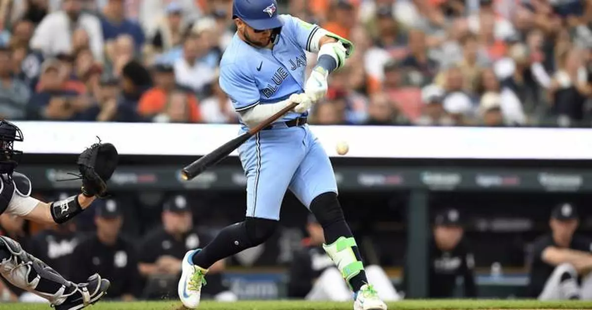 Bichette lifts surging Blue Jays to 6-1 win over slumping Tigers