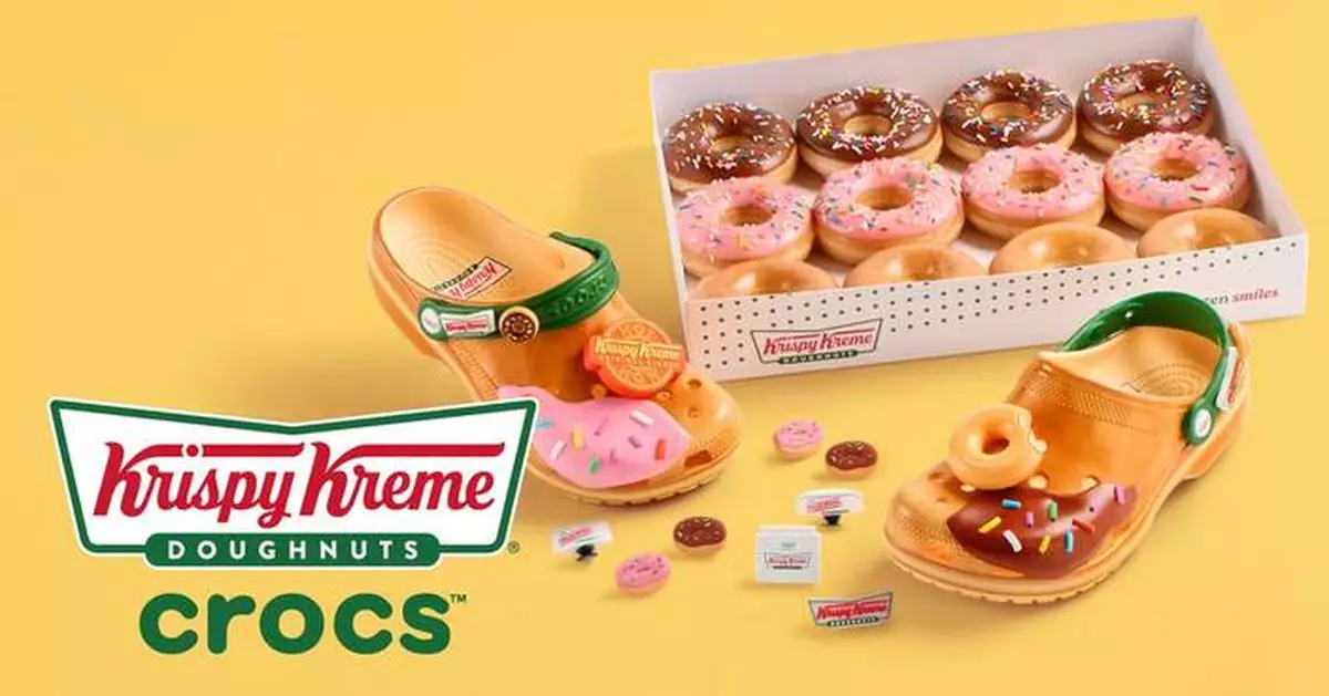 Now Serving! KRISPY KREME® and Crocs Collaborate for First Time on New Limited-Edition Classic Clog