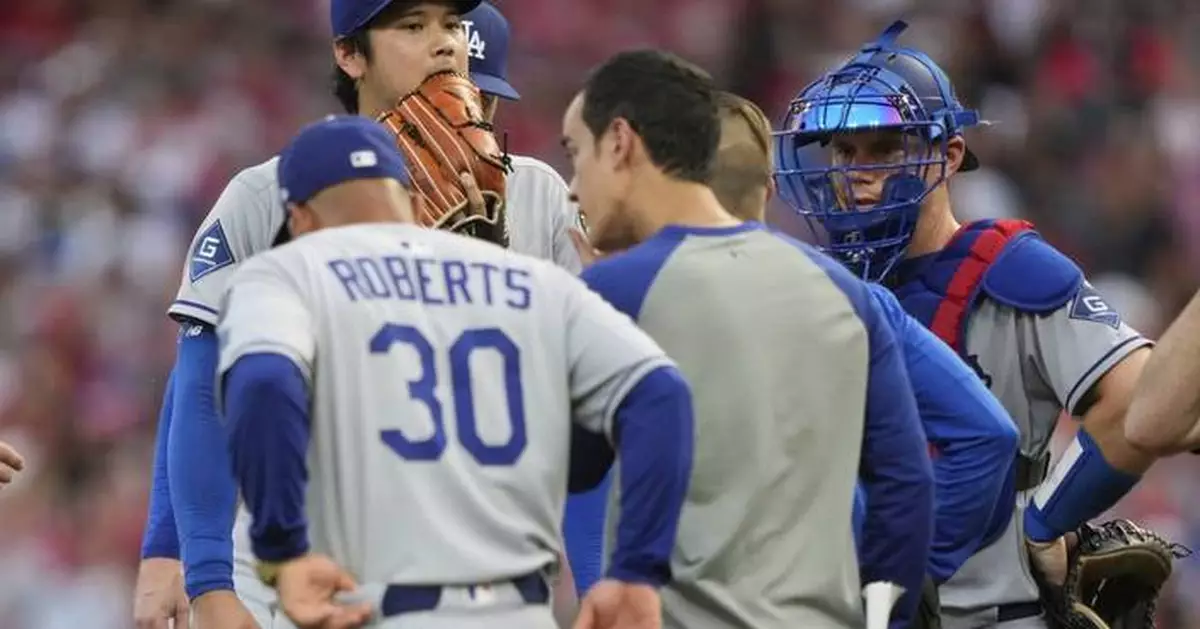 Shohei Ohtani leaves the mound with cramping vs. Reds but hopes to make next start