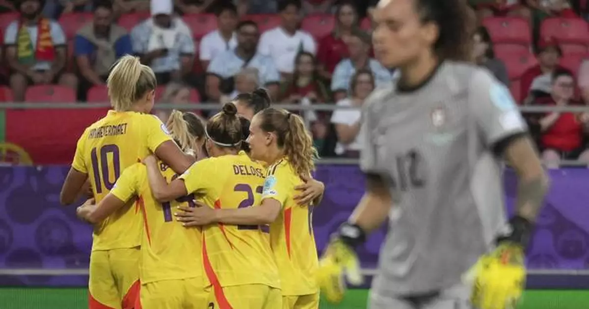 Belgium beats Portugal for its first win at Euro 2025 and its last