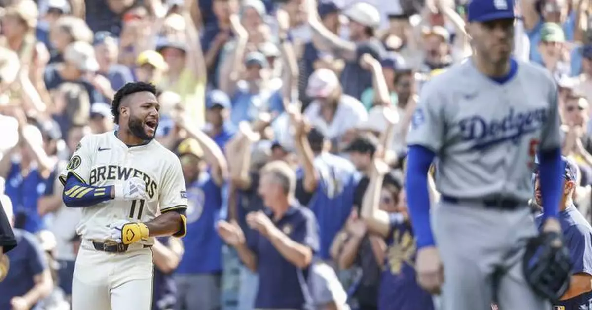 Chourio drives in winning run in 10th as Brewers win and hand Dodgers their 6th straight loss