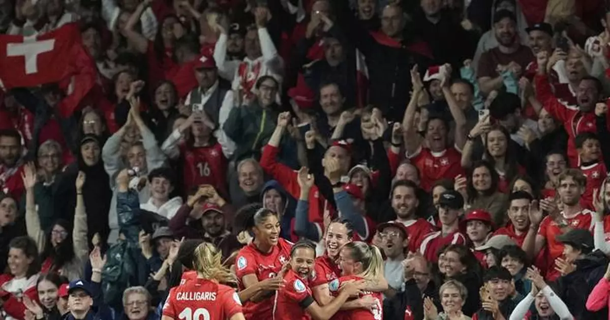 Euro 2025: Host Switzerland's late goals secure 2-0 win over Iceland