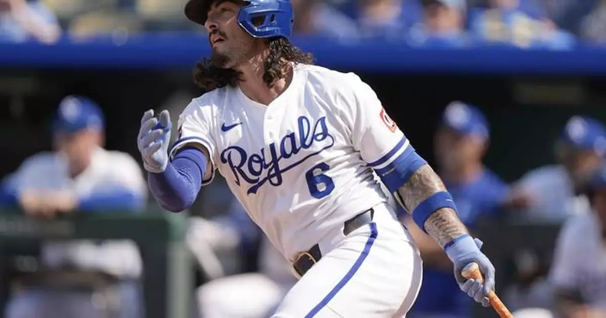 Royals rally past Guardians 5-3 in 10 innings in first game of doubleheader