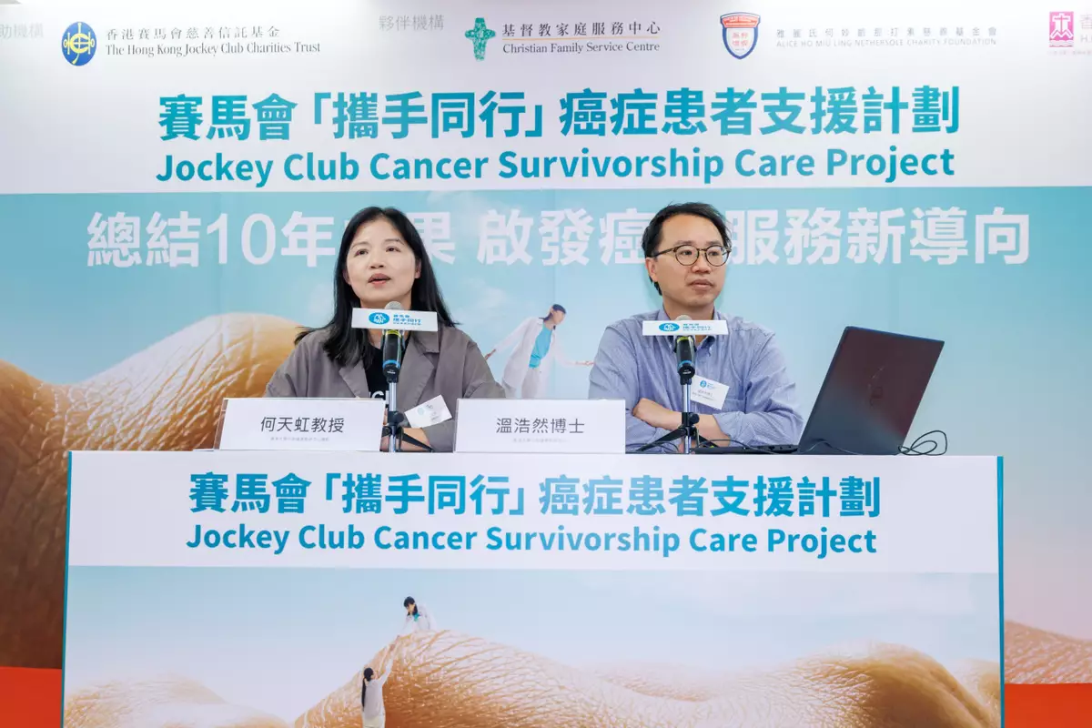 Prof. Rainbow Ho Tin Hung, Principal Investigator of Research on JCCSC, Director of Centre on Behavioral Health, HKU, concluded: “The study suggests that comprehensive and early intervention can significantly ease emotional distress, mental health and family-related challenges among cancer patients, while also enhancing the mental well-being of their caregivers.