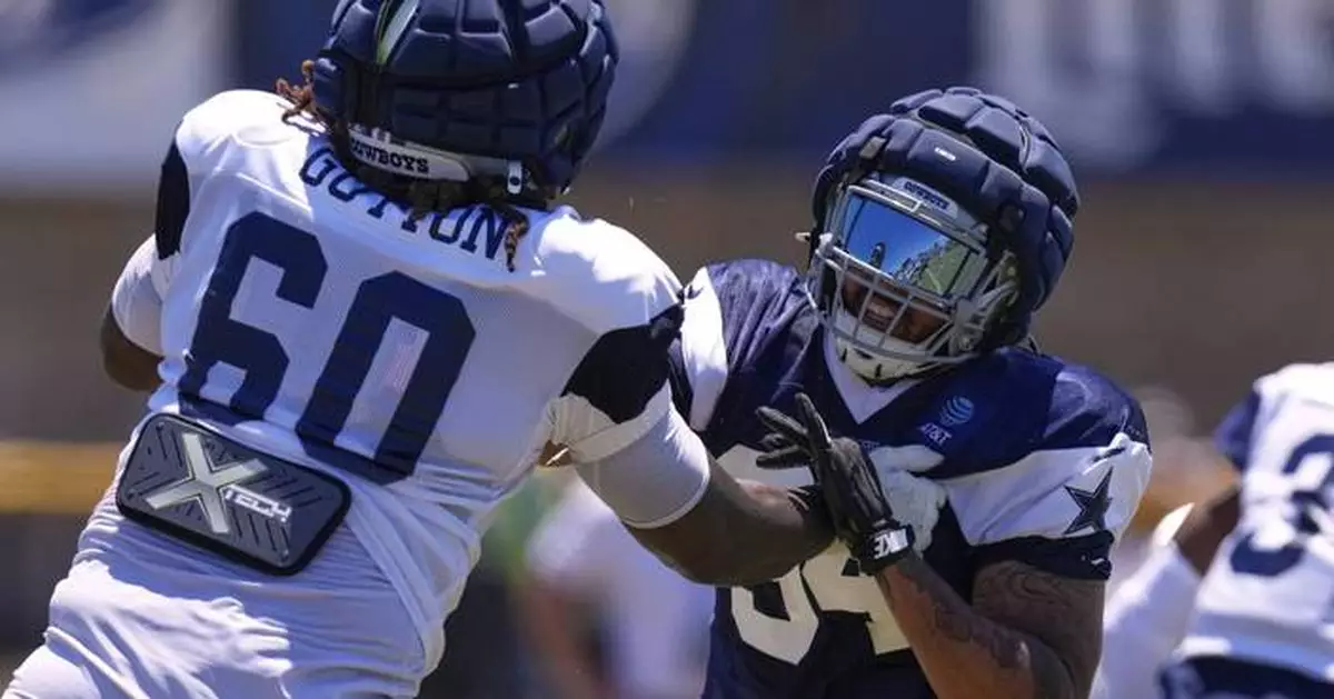 Cowboys LT Tyler Guyton fractures bone in right knee during practice, reports say