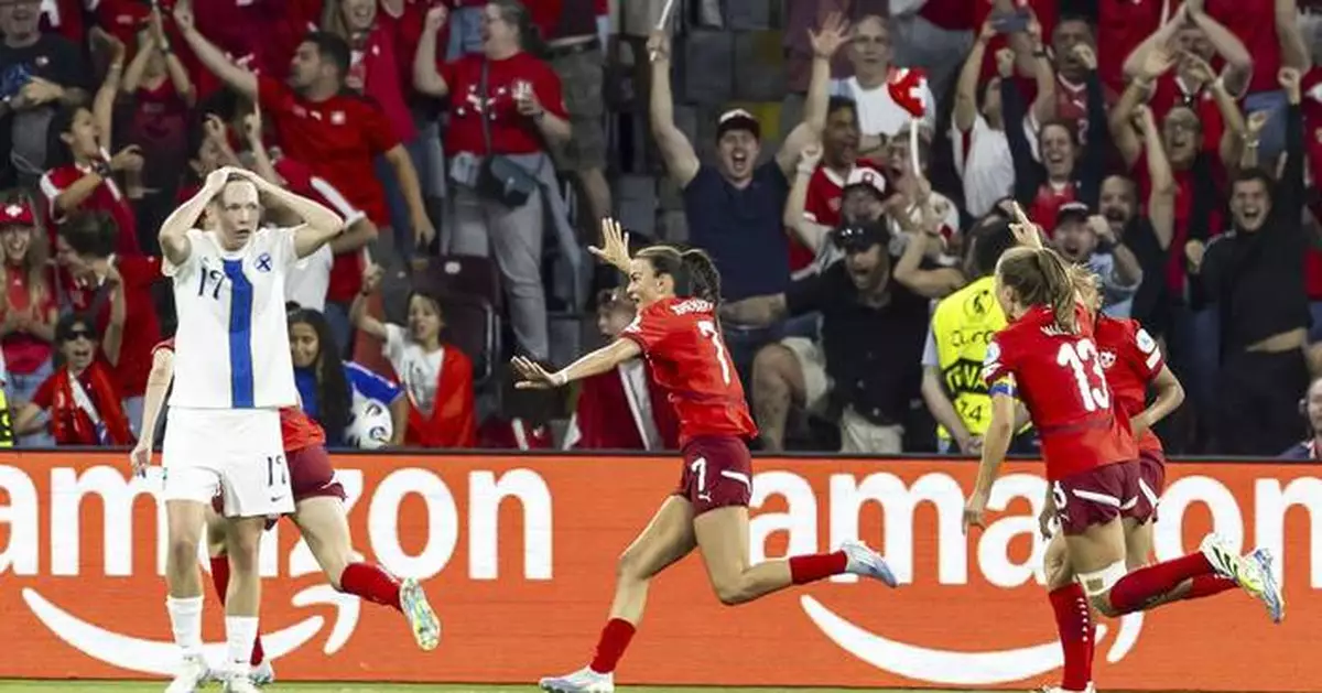 Euro 2025: Switzerland gets late goal to draw with Finland and advance to quarterfinals