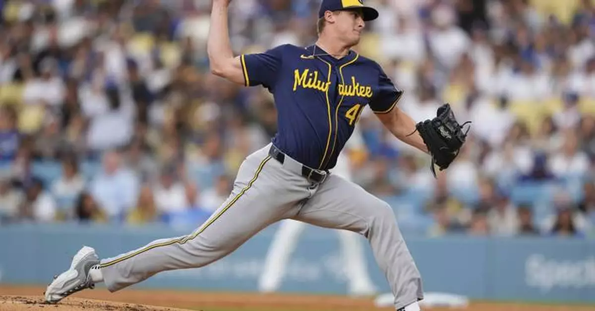 Quinn Priester dominates Dodgers as Brewers extend winning streak to 8 with 2-0 shutout