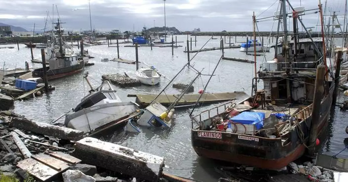 A tiny California city prone to tsunamis saw the highest waves in continental US after quake