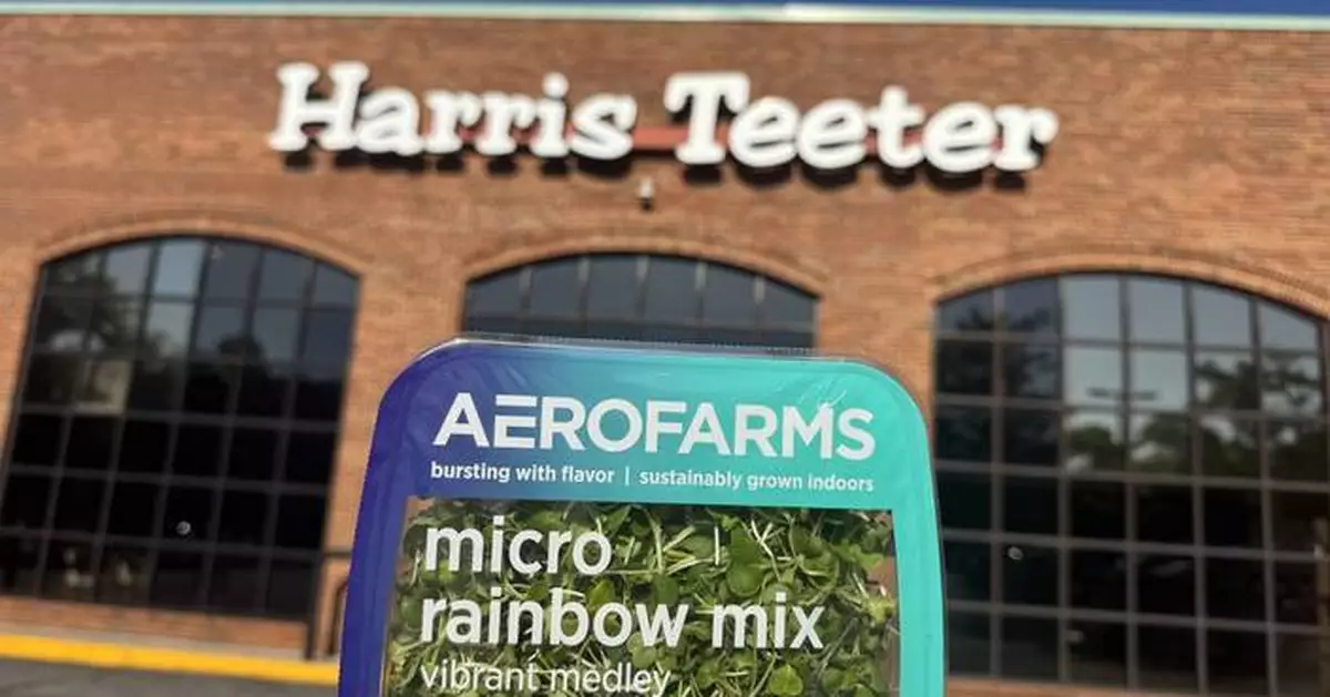 AeroFarms to Bring Locally Grown Microgreens to Harris Teeter Customers