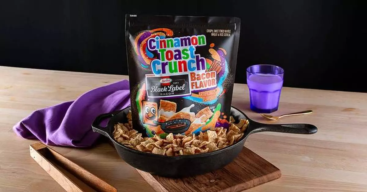 CORRECTING and REPLACING: CINNAMON TOAST CRUNCH™ and HORMEL® BLACK LABEL® Bacon Bring the Cinnamon Sizzle to Breakfast with New Limited-Edition Cereal