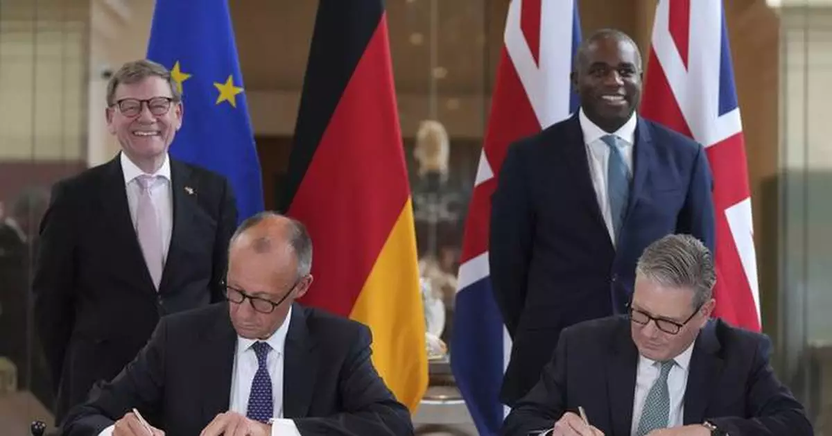 UK signs treaty on defense, trade and migration with Germany as Europe bolsters security