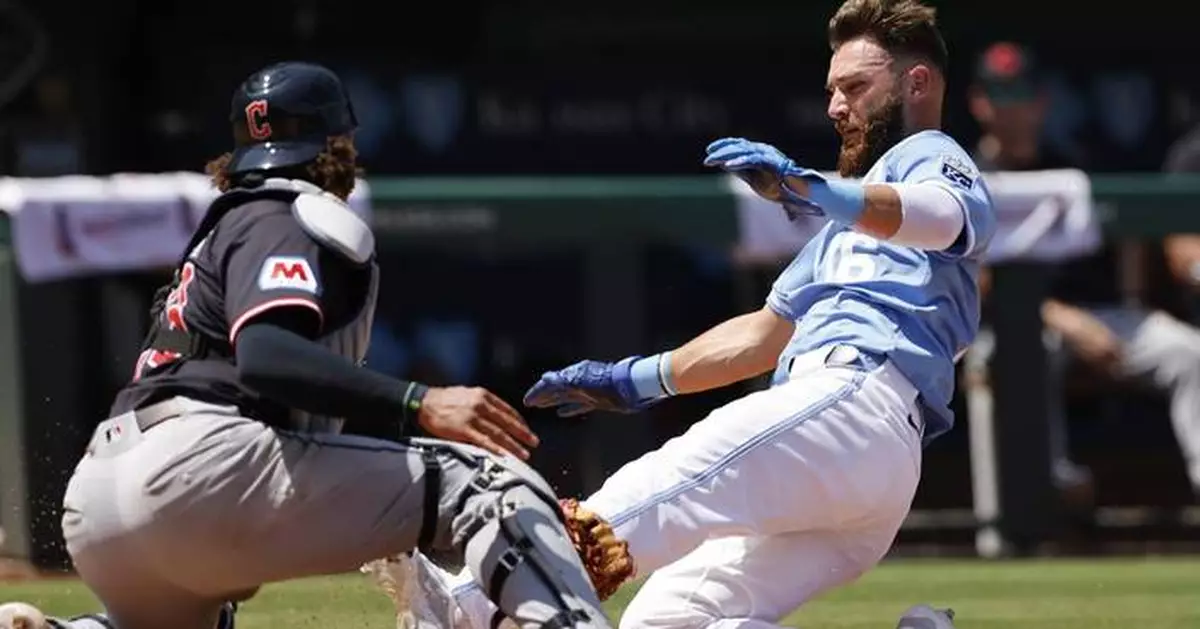 Cameron escapes bases-loaded jam in first, Garcia homers to lead Royals to 4-1 win over Guardians