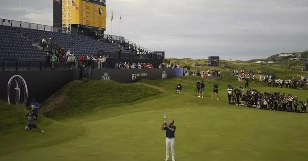 By The Numbers: A look at Scottie Scheffler's win at the British Open
