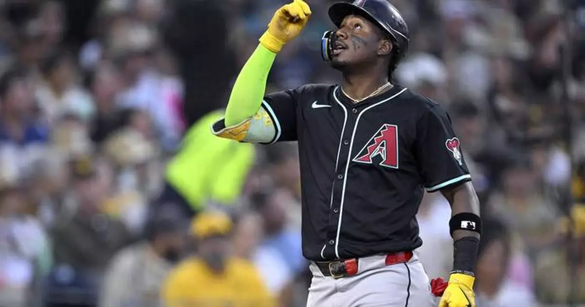 Perdomo hits grand slam, Pfaadt throws 8 innings to help the Diamondbacks beat the Padres