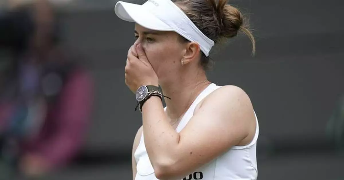 Emma Navarro beats defending Wimbledon champ Barbora Krejcikova. There will be a first-time winner