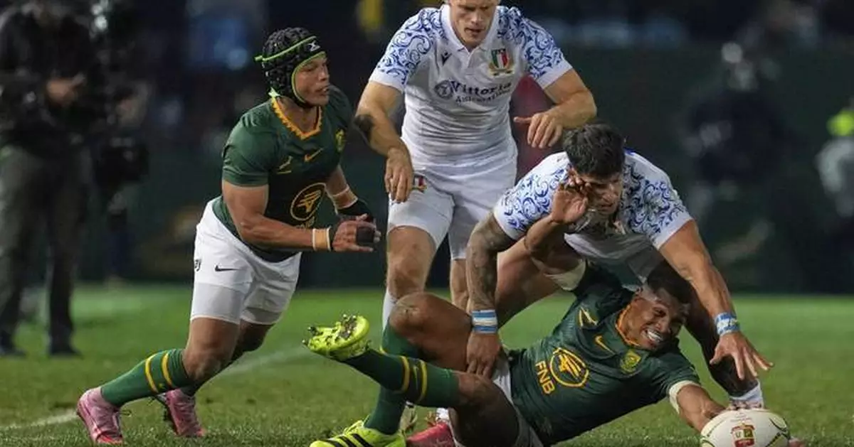 Springboks hold off Italy fightback by 42-24 at Loftus